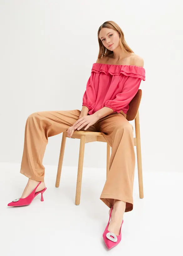 Carmen halenka z recyklovaného polyesteru, bonprix