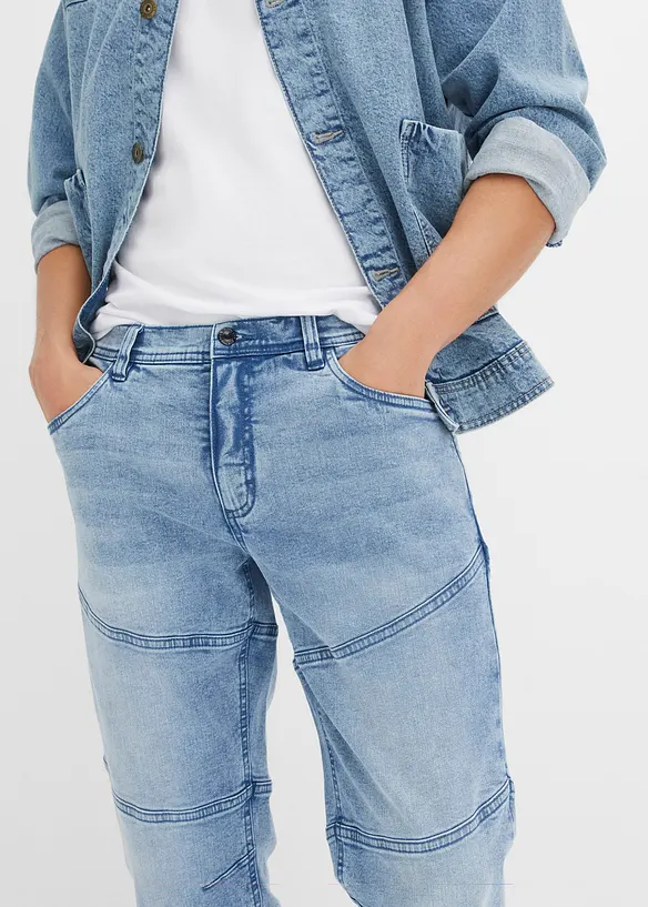 Strečové 3/4 džíny, Regular Fit, Straight, bonprix