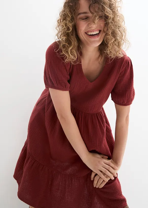 Oversize &scaron;aty z bavlněn&eacute;ho mu&scaron;el&iacute;nu, bonprix