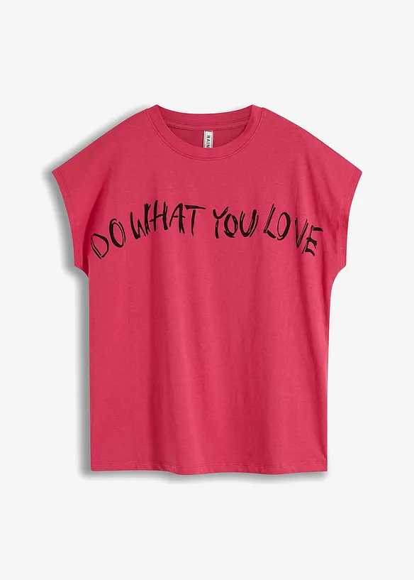 Oversize tričko z čist&eacute; bavlny, bonprix