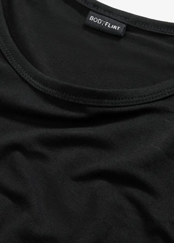 Tričko z jemn&eacute; směsi s visk&oacute;zou, bonprix