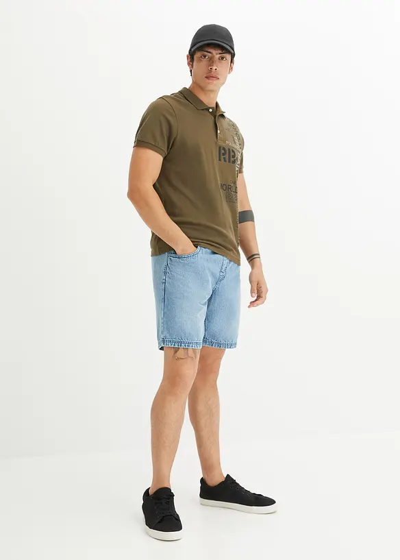 Džínové šortky bez zapínání, Regular Fit, bonprix