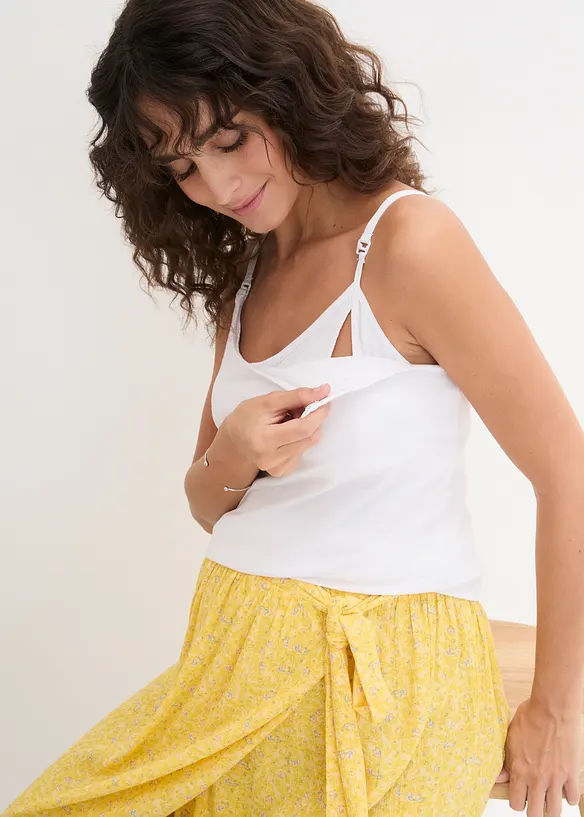 Těhotenský a kojicí top z organické bavlny (2 ks v balení), bonprix