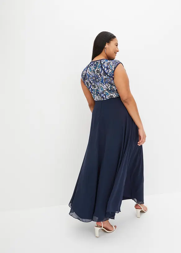 Dlouhé šaty s krajkou, bonprix