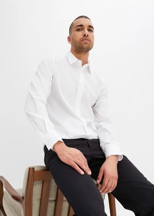 Business košile se strečem, Slim Fit, bonprix
