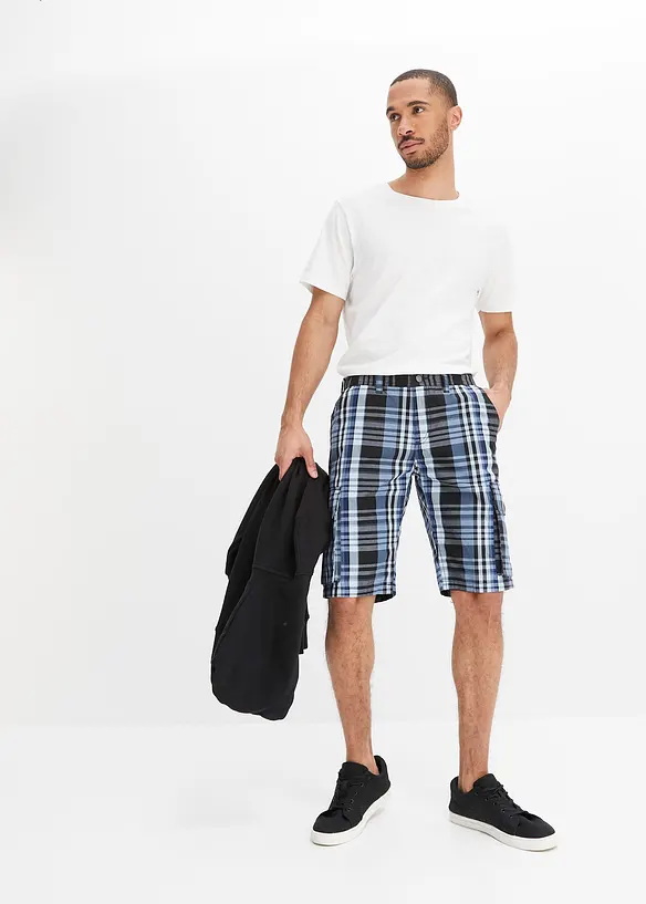 Cargo bermudy s pohodlným pasem, Regular Fit, bonprix