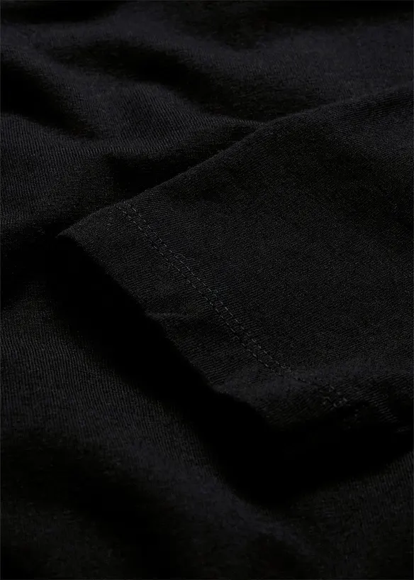 Triko s dlouhým rukávem, z čisté organické bavlny, bonprix