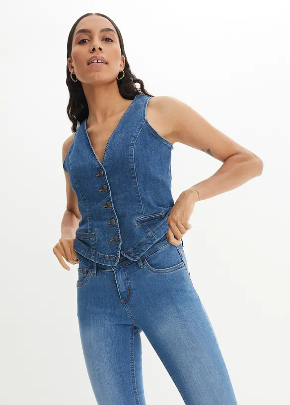 Strečové džíny Skinny, Mid Waist, bonprix