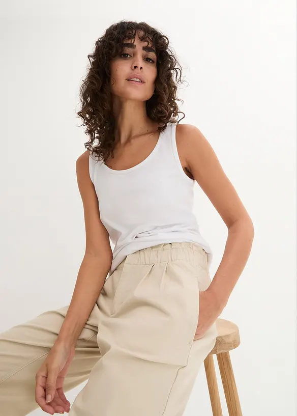 Džíny Wide Leg, High Waist s pohodlným pasem, bonprix