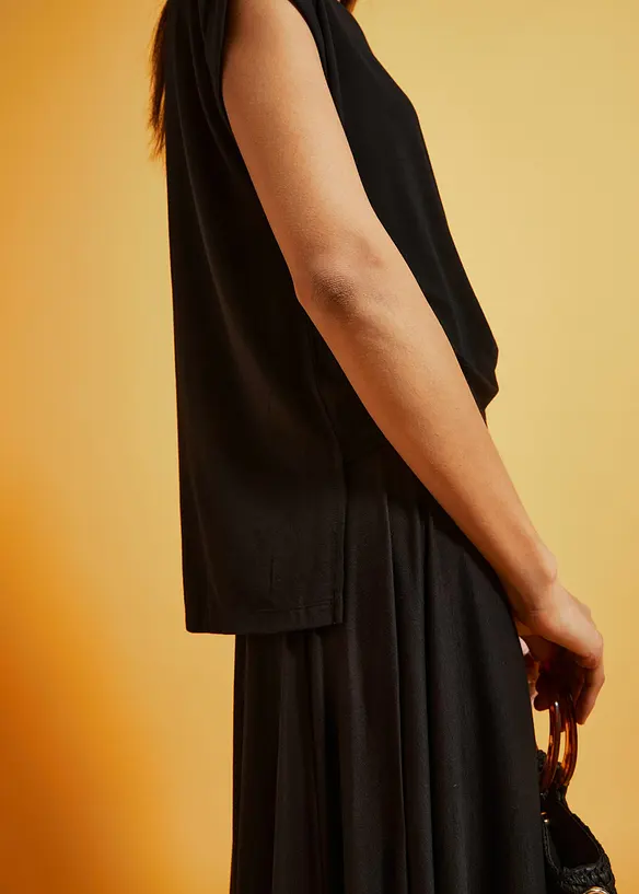 Oversize tričko ze splývavé viskózy, bonprix