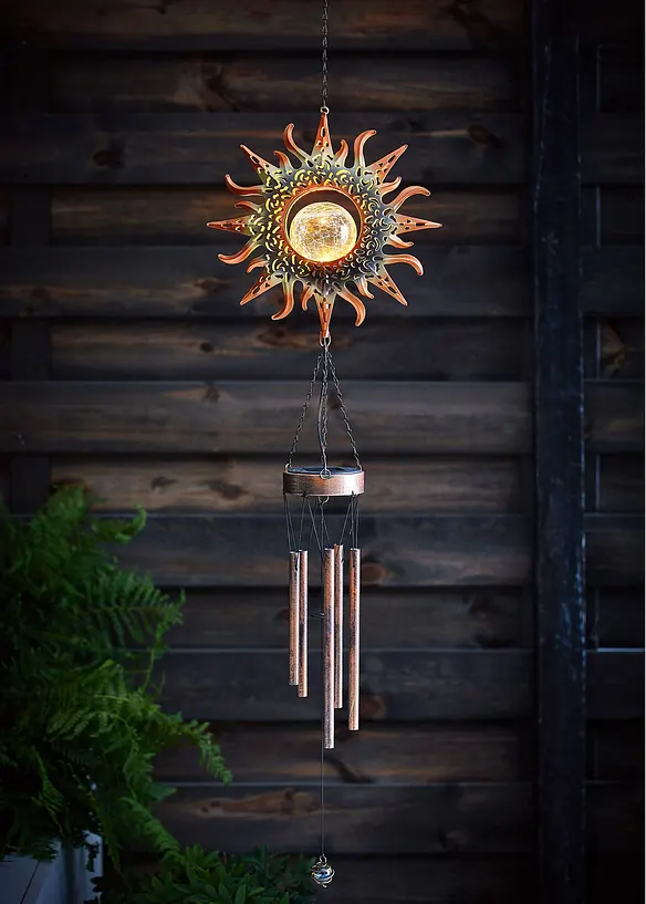 Sol&aacute;rn&iacute; dekorace větrn&iacute;k se skleněnou kuličkou, bonprix