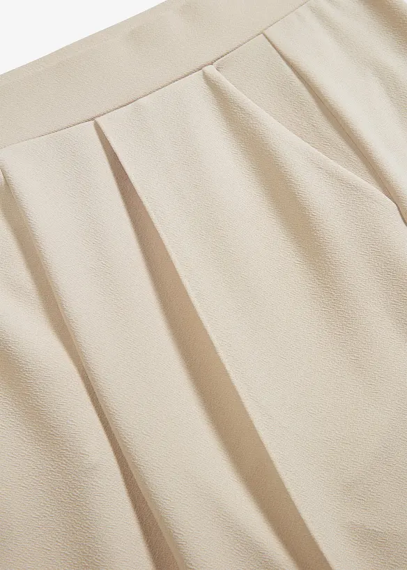 Kalhoty bez zapínání, z pevného interlocku, bonprix