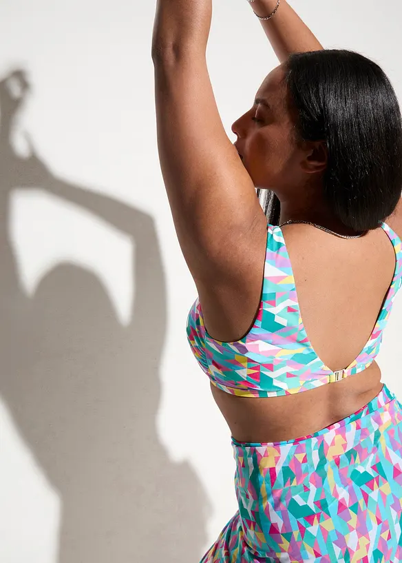 Bikiny a spodní díl na koupání (3dílná souprava), bonprix