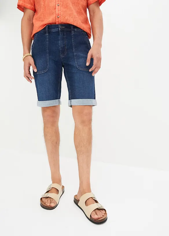 Strečové džínové bermudy, Regular Fit, bonprix