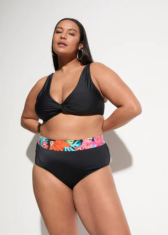 Bikinové kalhotky High Waist s normálně vykrojenými nohavičkami, bonprix