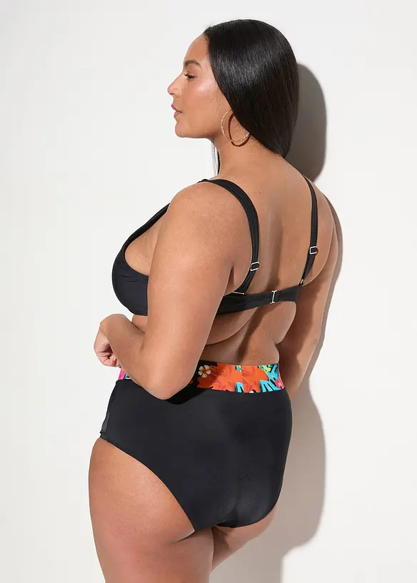 Bikinové kalhotky High Waist s normálně vykrojenými nohavičkami, bonprix