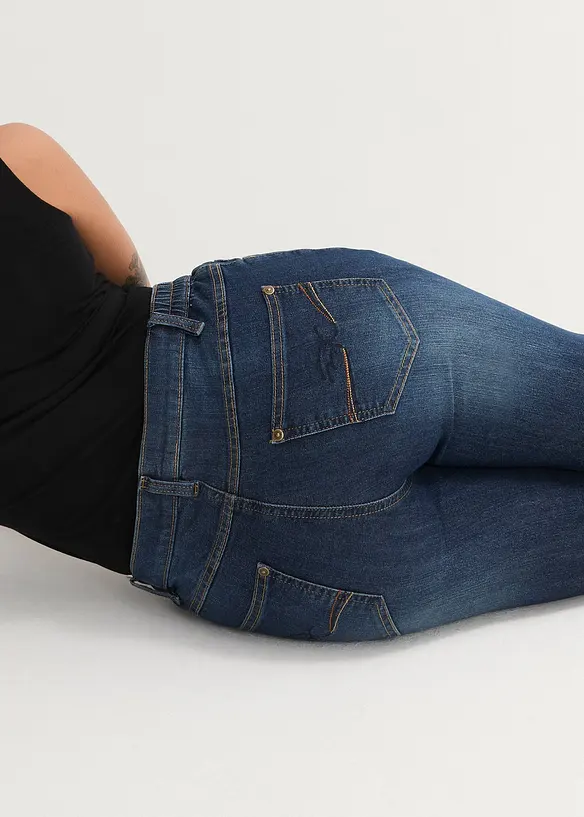 Skinny džíny s pohodlným pasem, Mid Waist, bonprix