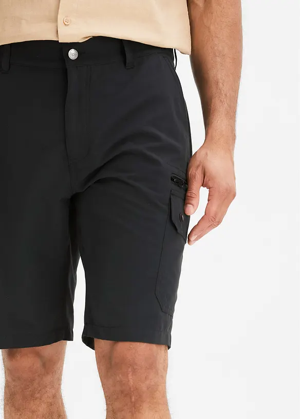 Cargo bermudy z mikrovlákna, Regular Fit, bonprix