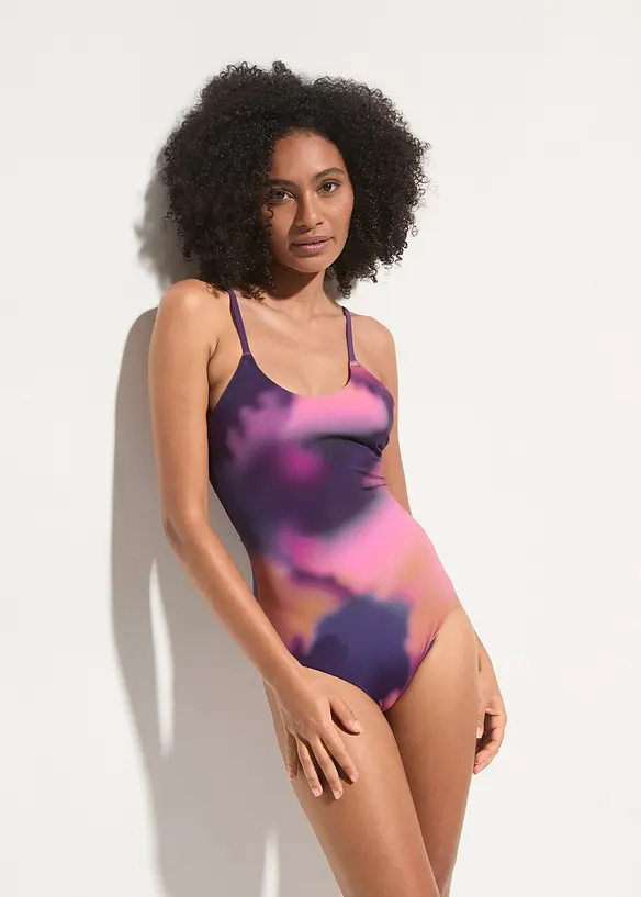 Oboustranné jednodílné plavky z recyklovaného polyamidu, bpc bonprix collection