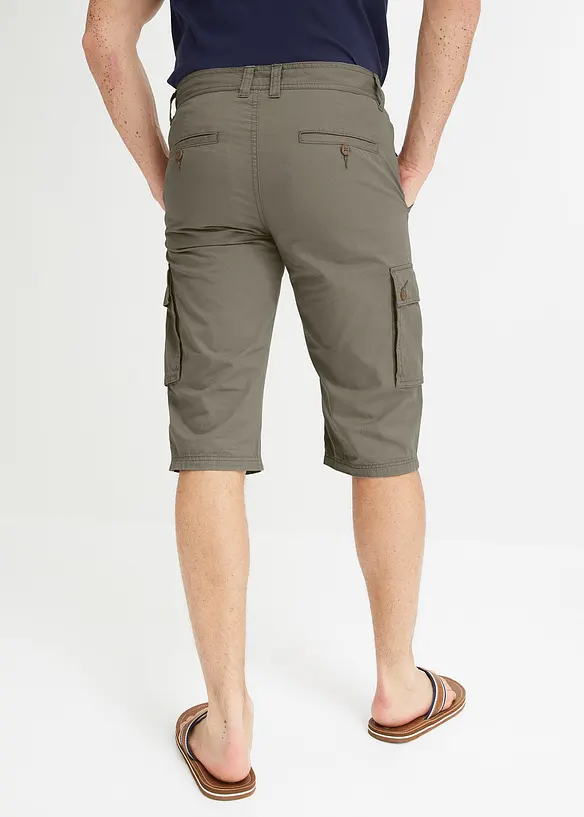 Cargo bermudy z čisté bavlny, Regular Fit, bonprix