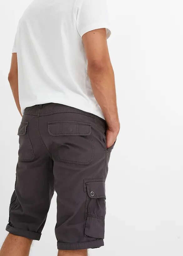 Cargo bermudy z čist&eacute; bavlny, Regular Fit, bonprix