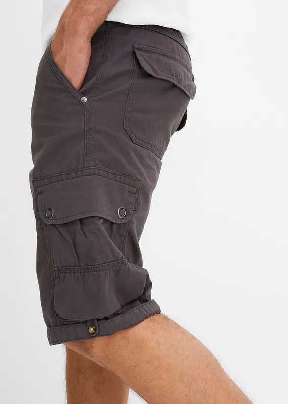 Cargo bermudy z čist&eacute; bavlny, Regular Fit, bonprix