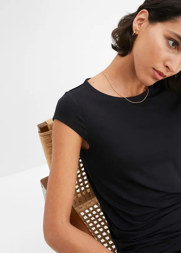 Tričko ze splývavé viskózy, bonprix