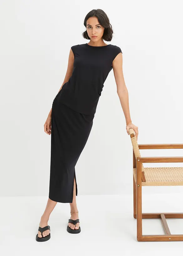 Tričko ze splývavé viskózy, bonprix