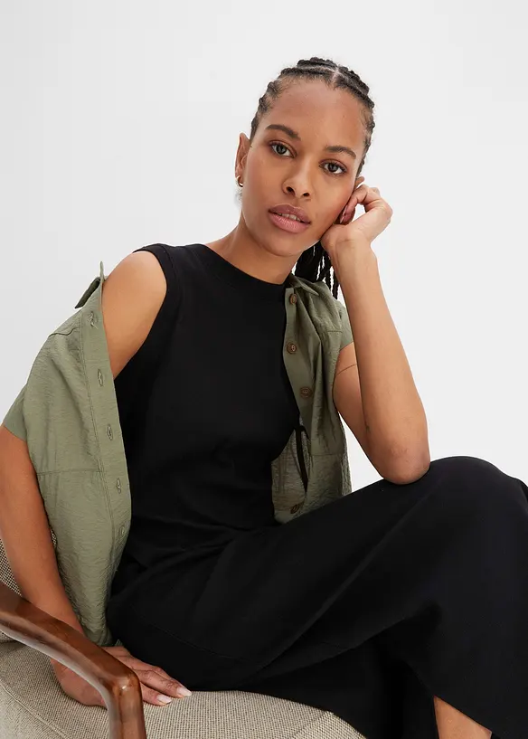 Žerzejové šaty z bavlny se strečem, bonprix