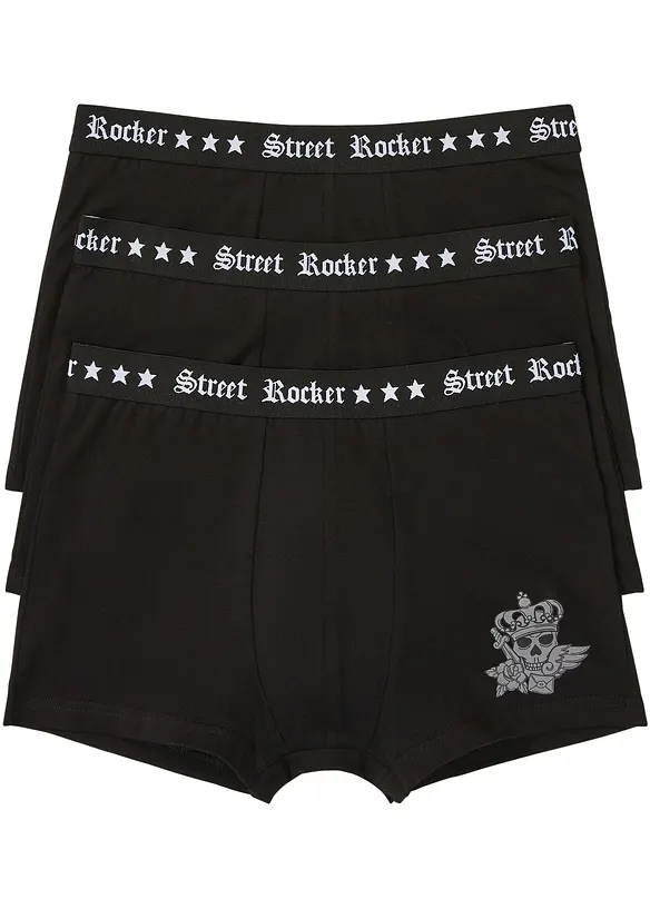 Přiléhavé boxerky (3 ks v balení), bonprix