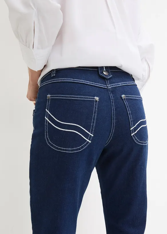 Capri džíny, Mid Waist, bonprix
