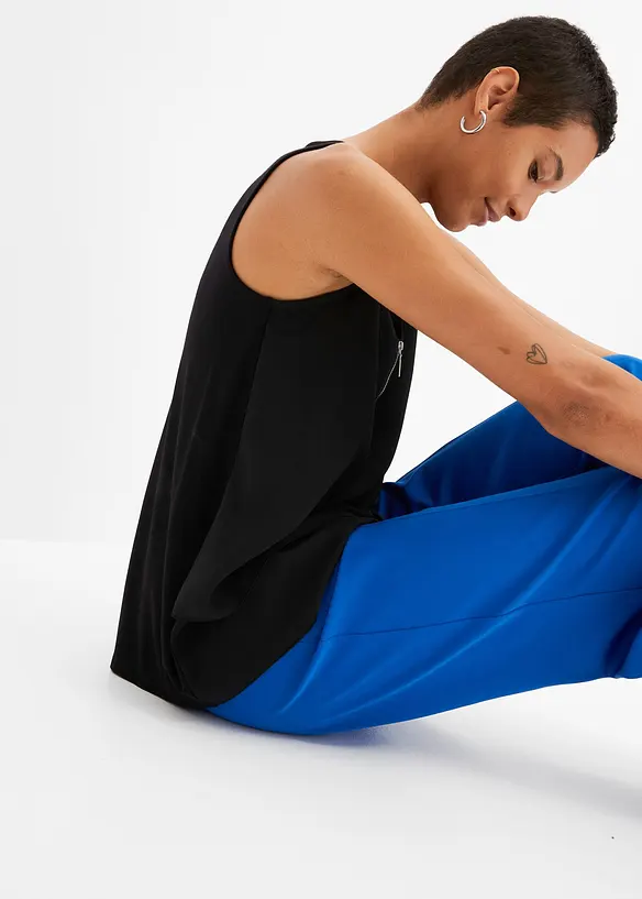 Top se zipem, z udržitelné viskózy, bonprix