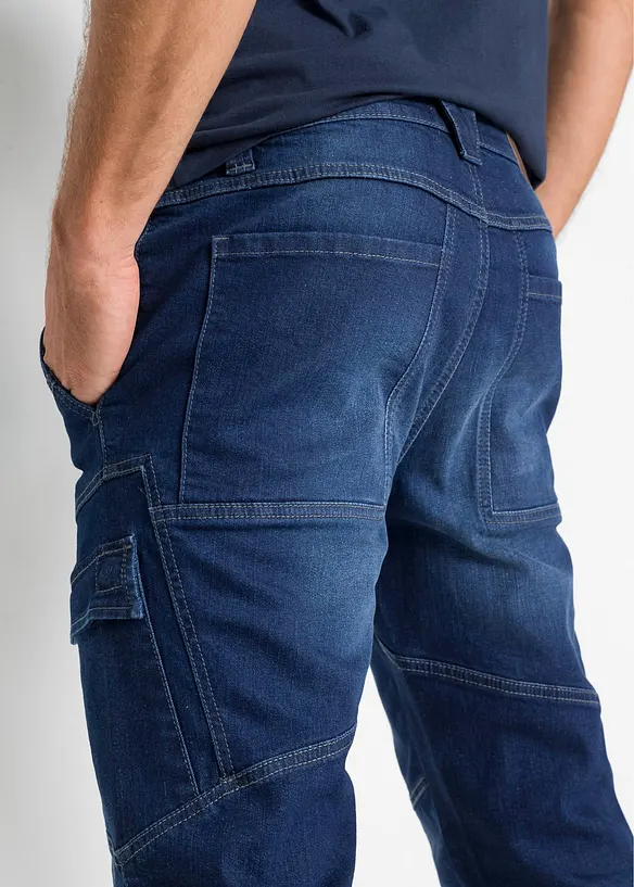 Strečové cargo džíny Regular Fit, Straight, bonprix