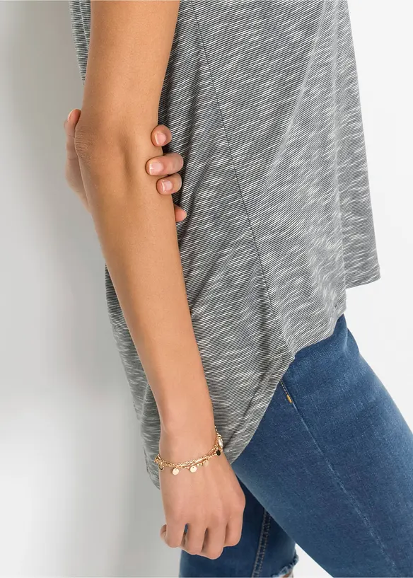 Dlouhé triko z viskózové směsi, bonprix