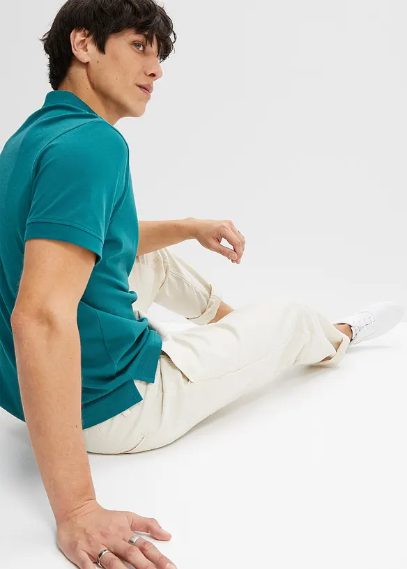 Pólo tričko z piké z čisté organické bavlny, bonprix