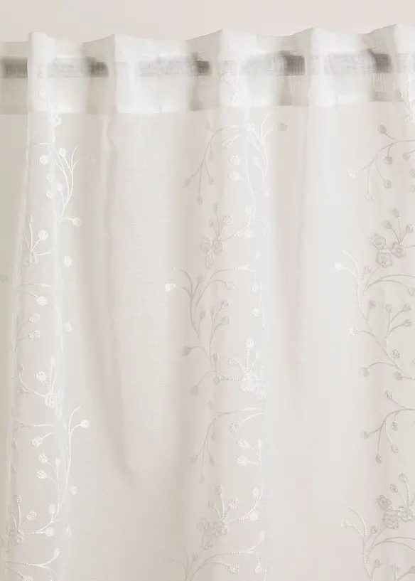 Záclona s výšivkou (1 ks v balení), bonprix