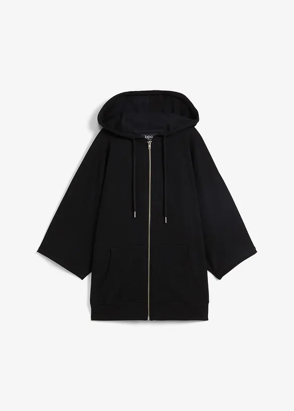 Prop&iacute;nac&iacute; mikina v peler&iacute;nov&eacute;m střihu, z udržiteln&eacute; bavlny, bonprix