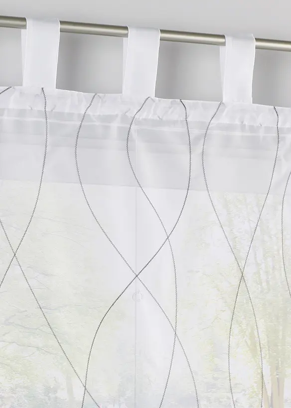 Římská roleta s výšivkou a recyklovaným polyesterem, bonprix