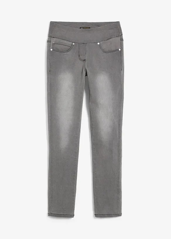 Straight džíny Mid Waist, Super Stretch, s pohodlným pasem, bonprix