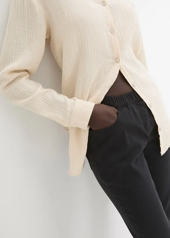 7/8 kalhoty bez zap&iacute;n&aacute;n&iacute;, se strečem, bonprix