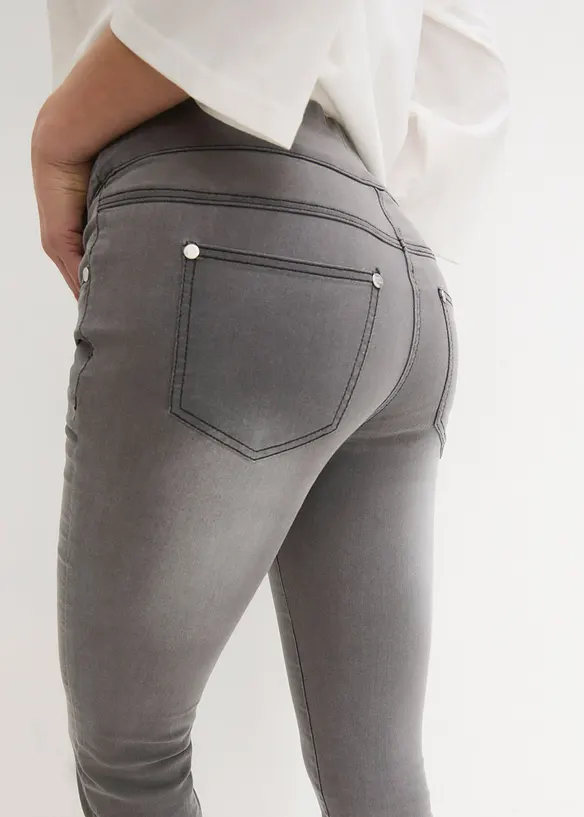 Straight džíny Mid Waist, Super Stretch, s pohodlným pasem, bonprix