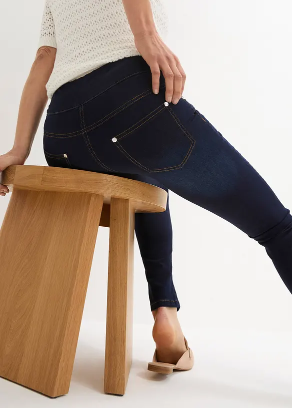 Straight džíny Mid Waist, Super Stretch, s pohodlným pasem, bonprix