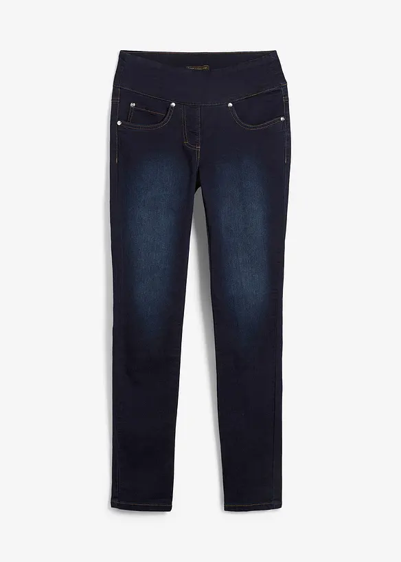 Straight džíny Mid Waist, Super Stretch, s pohodlným pasem, bonprix