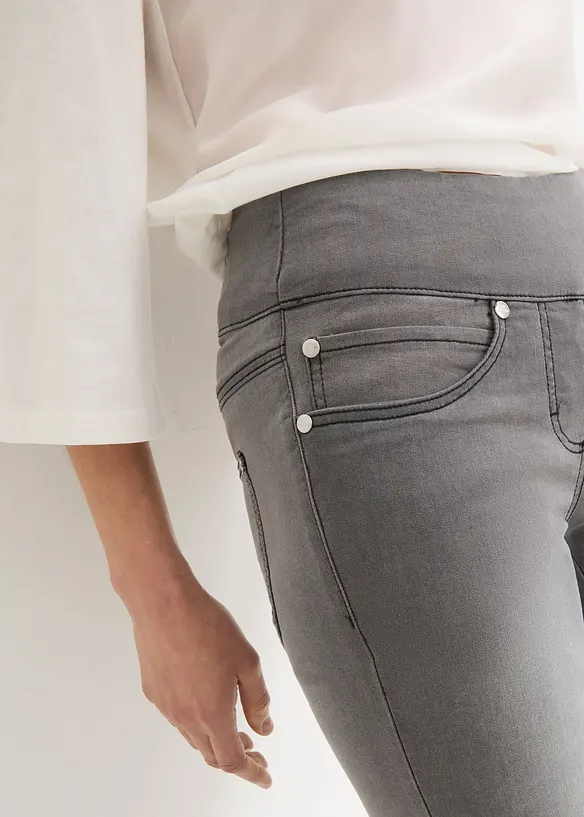 Straight džíny Mid Waist, Super Stretch, s pohodlným pasem, bonprix