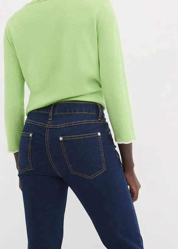 Džíny Slim Fit, Mid Waist, Super Stretch, bonprix