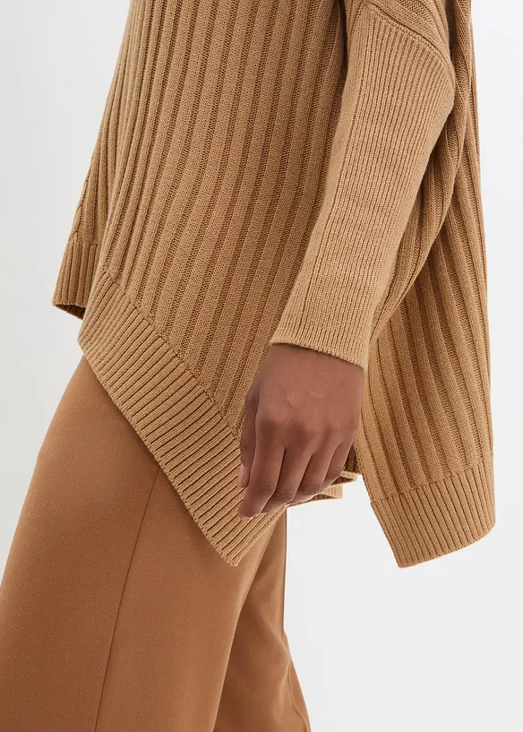 Oversize svetr ve stylu ponča, bonprix