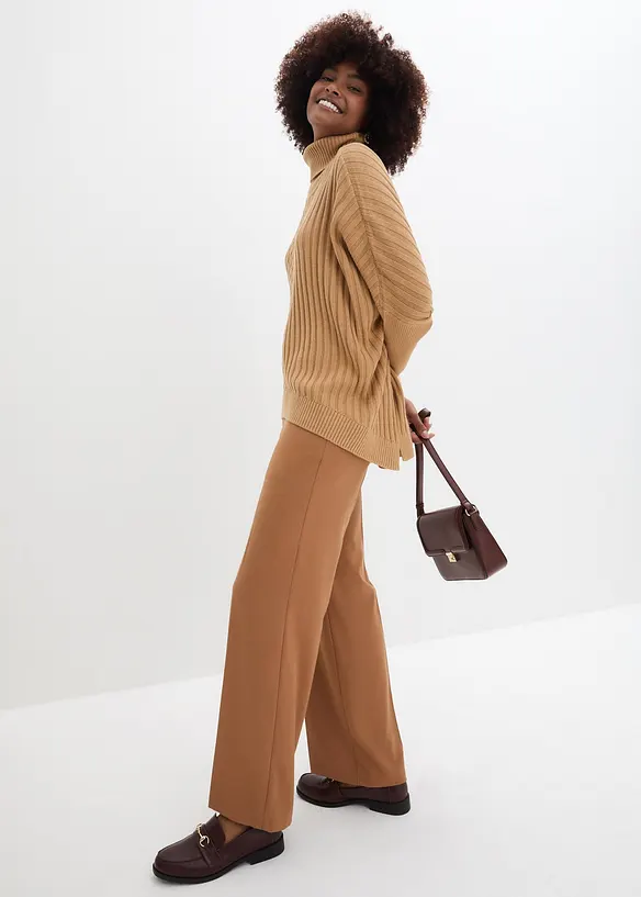 Oversize svetr ve stylu ponča, bonprix