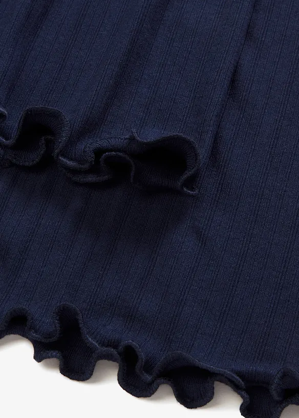 Žebrovan&eacute; triko, dlouh&yacute; ruk&aacute;v, bonprix