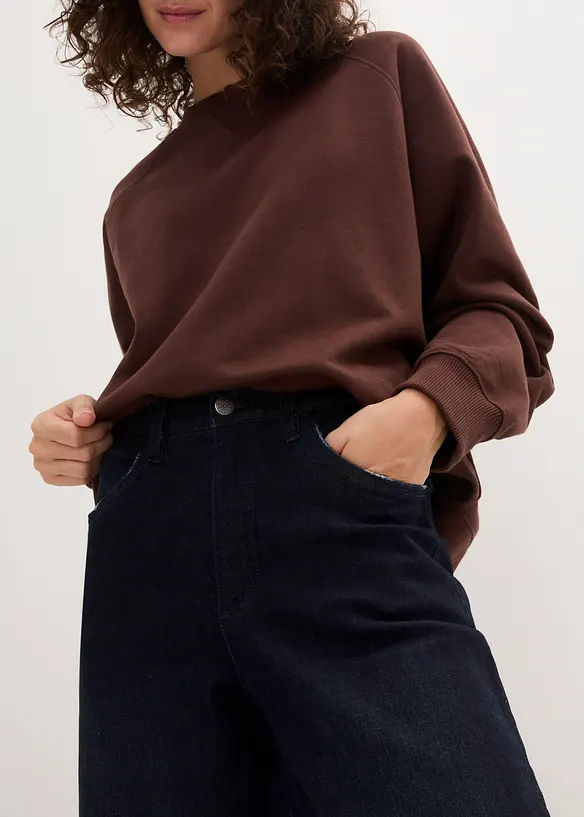 Džíny Barrel s pohodlnou pasovkou, High Waist, bonprix