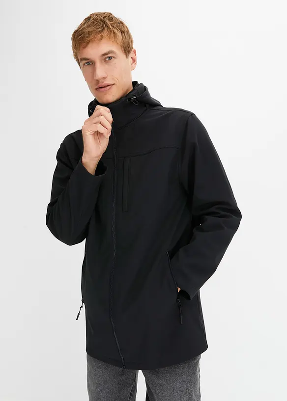 Voděodolná softshellová parka, bonprix